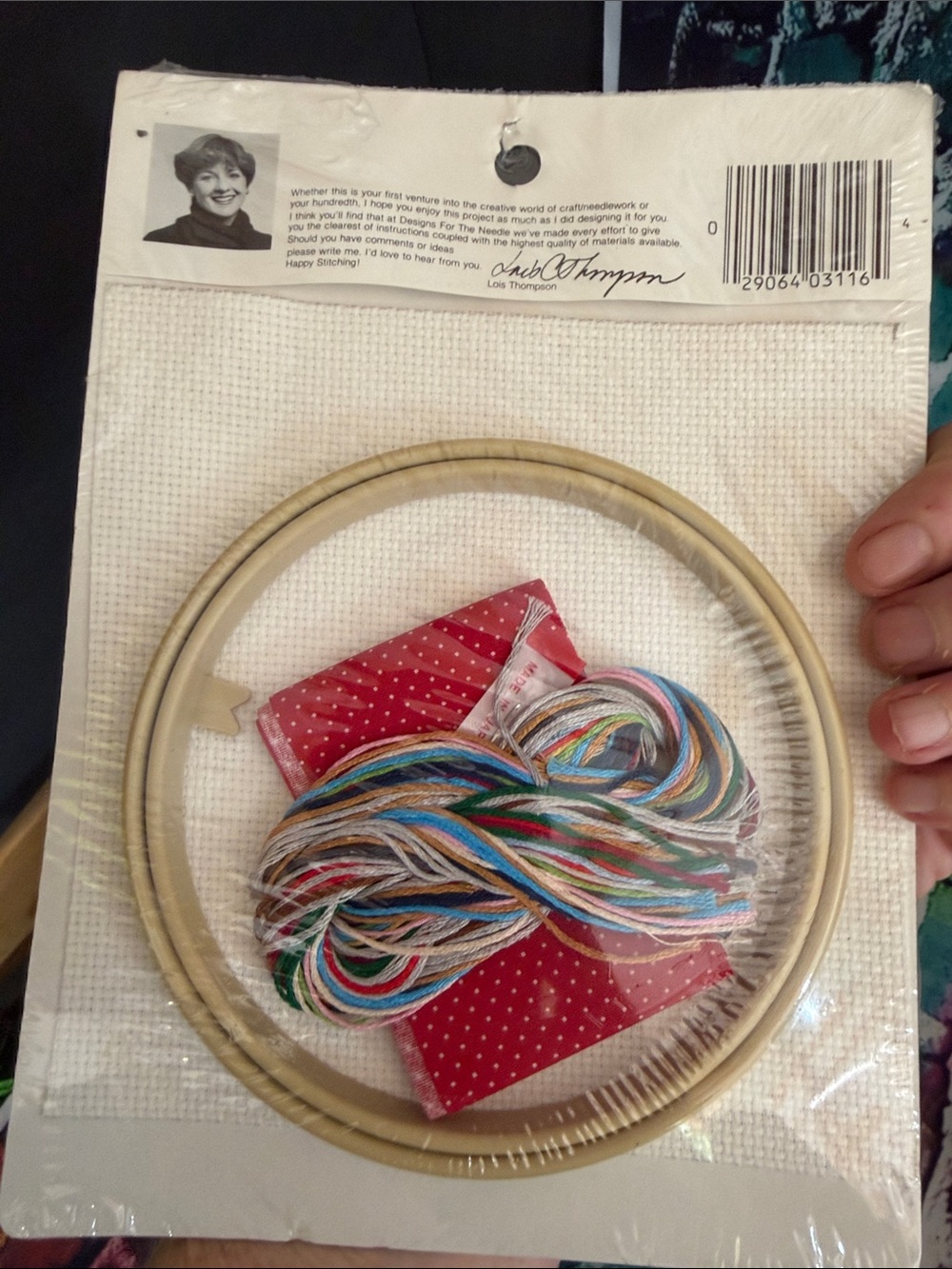 Designs For The Needle Red Framing Hoop - Night Before Christmas Cross Stitch - Picture 4 of 7